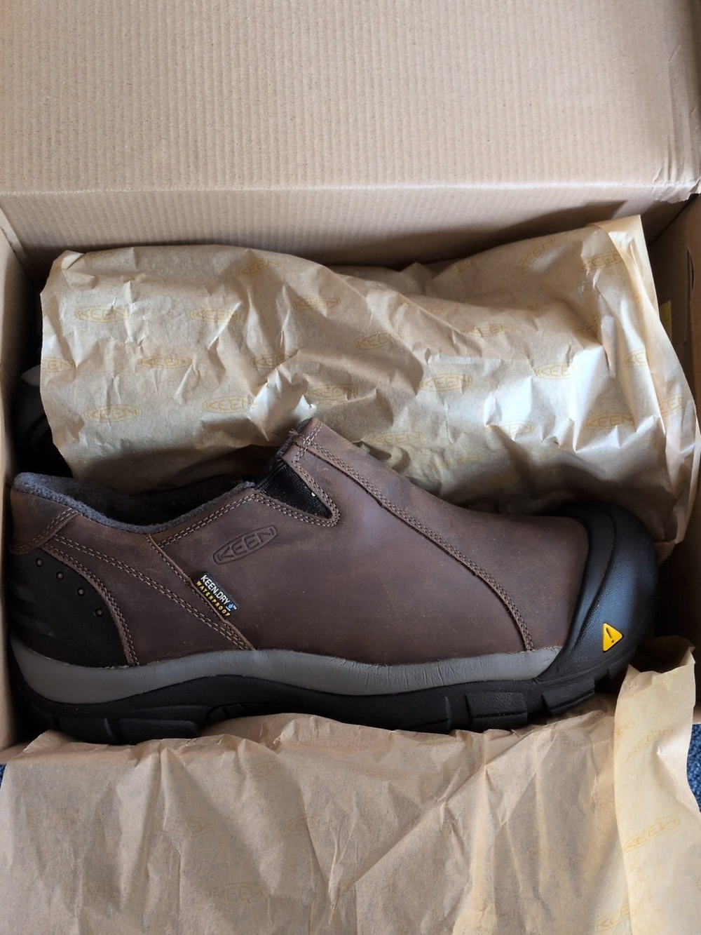 Keen Slate Black / Madder Brown Men's Brixen Low WP Shoes